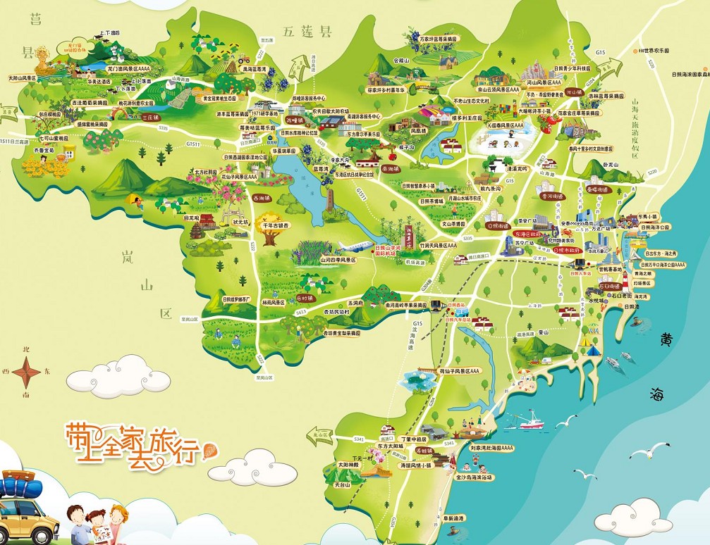 陕州景区使用手绘地图给景区能带来什么好处？
